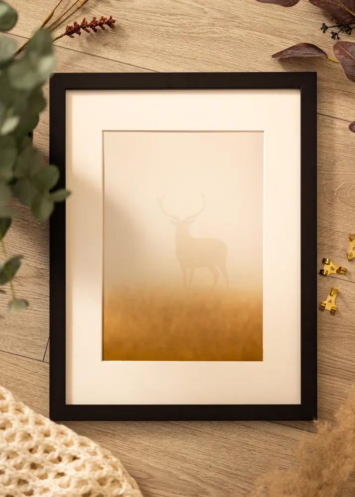 Ramă Deco Sticlă acrilică Negru 60x60 cm