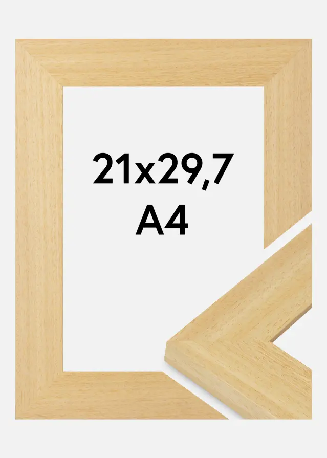 Ramă Pembrokeshire Sticlă acrilică Stejar 21x29,7 cm (A4)