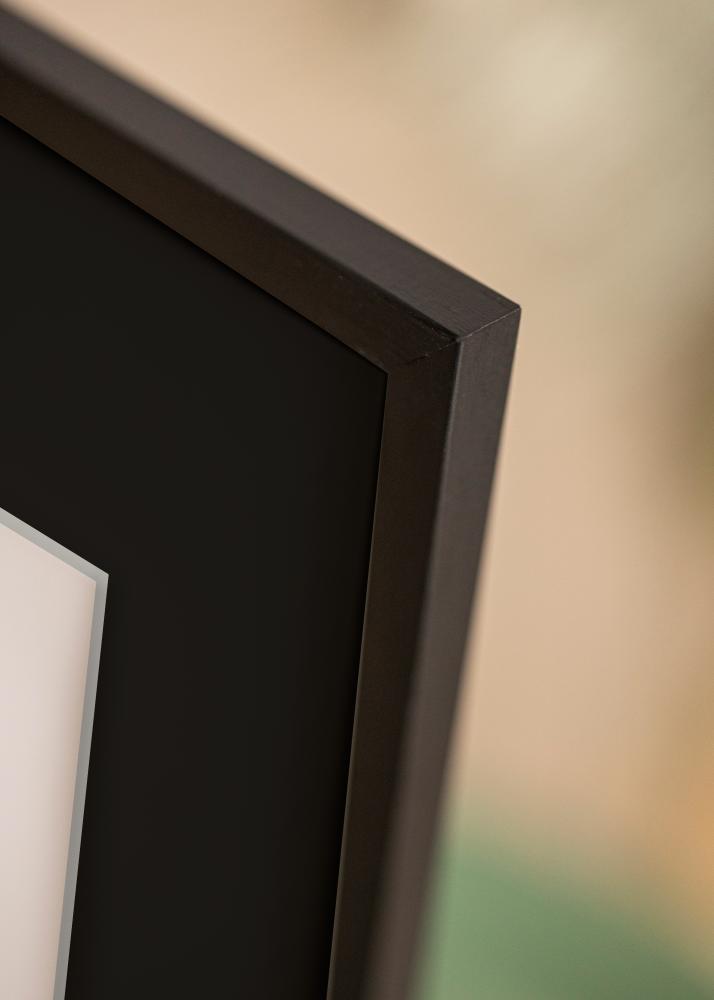 Ramă Galant Negru 40x50 cm - Paspartu Negru 12x16 inches