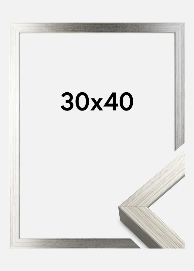 Ramă Falun Sticlă acrilică Argintiu 30x40 cm