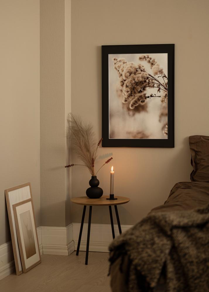 Ramă Visby Negru 30x40 cm - Paspartu Negru 20x28 cm