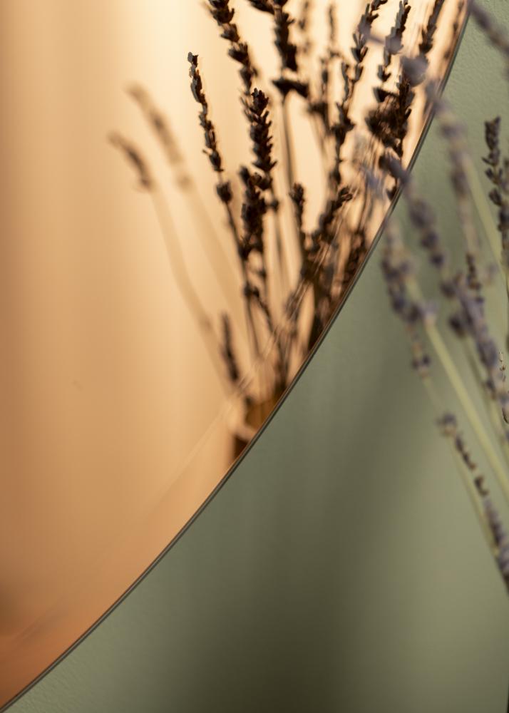 KAILA Rotund Oglindă Rose Gold Deluxe 90 cm Ø