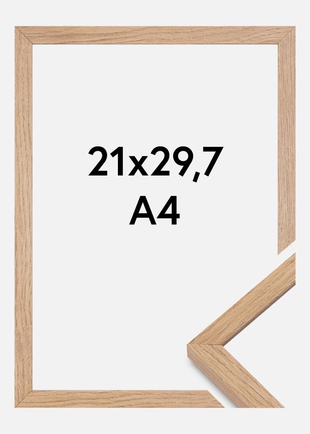 Ramă Montgomery Mat Sticlă antireflex Stejar 21x29,7 cm (A4)