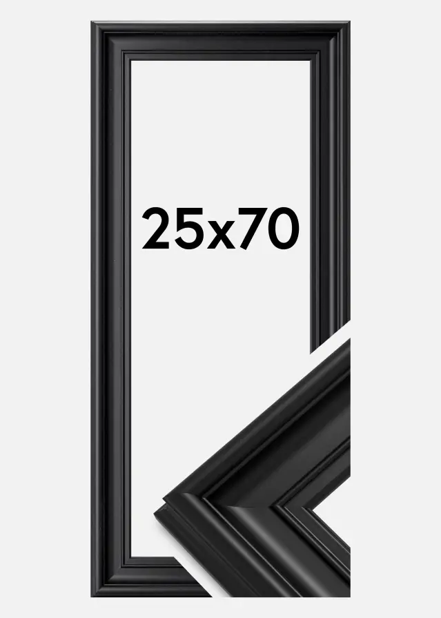 Ramă Mora Premium Negru 25x70 cm