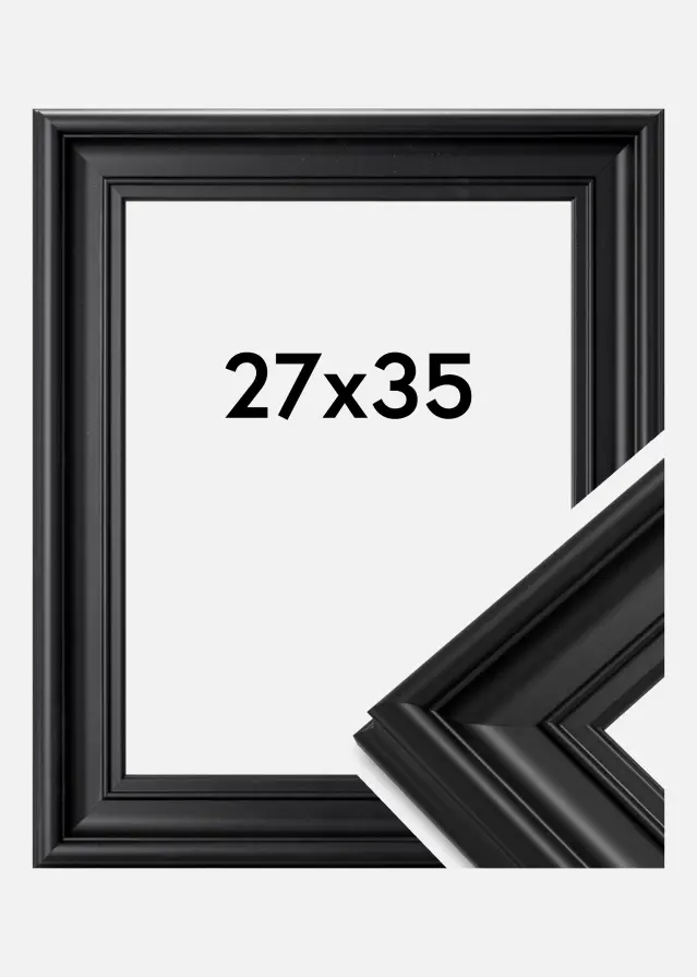 Ramă Mora Premium Negru 27x35 cm