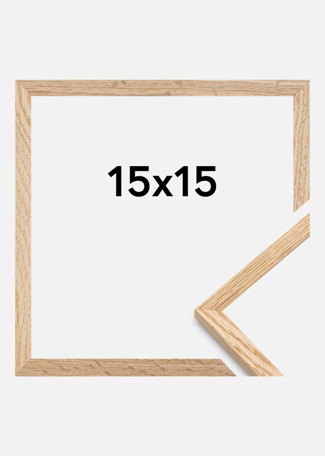 Ramă Stejar subțire Sticlă acrilică 15x15 cm