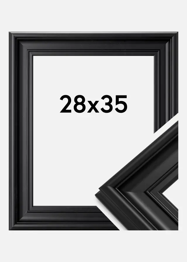 Ramă Mora Premium Negru 28x35 cm