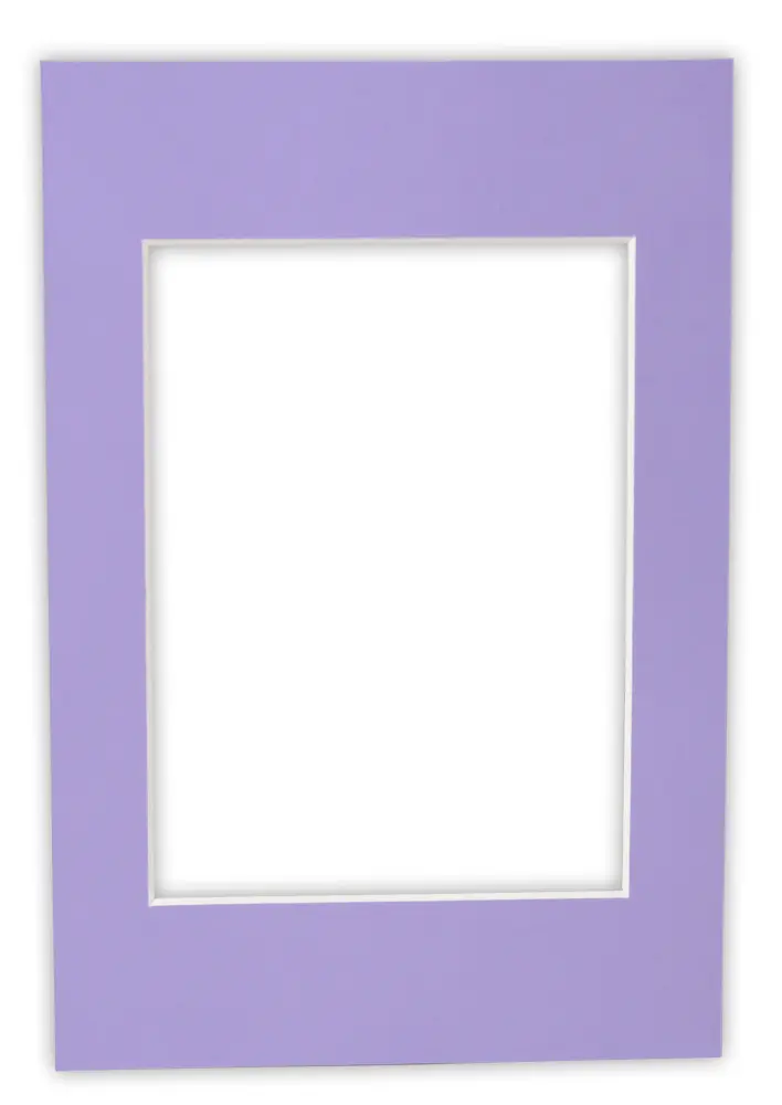 Dimensiuni pe comandă Violet Paspartu Margine albă