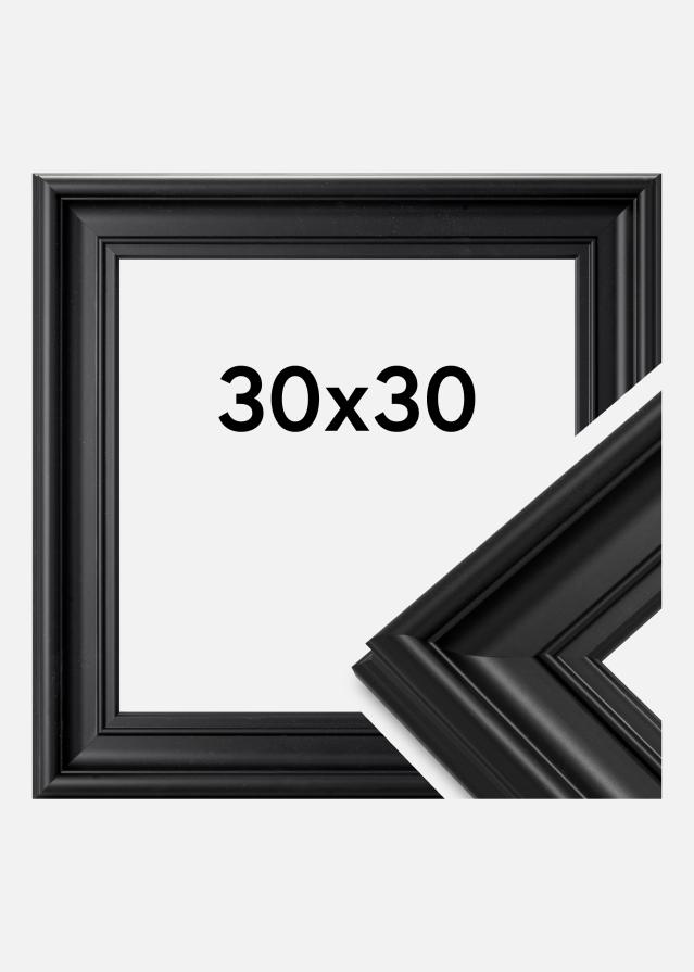 Ramă Mora Premium Sticlă acrilică Negru 30x30 cm