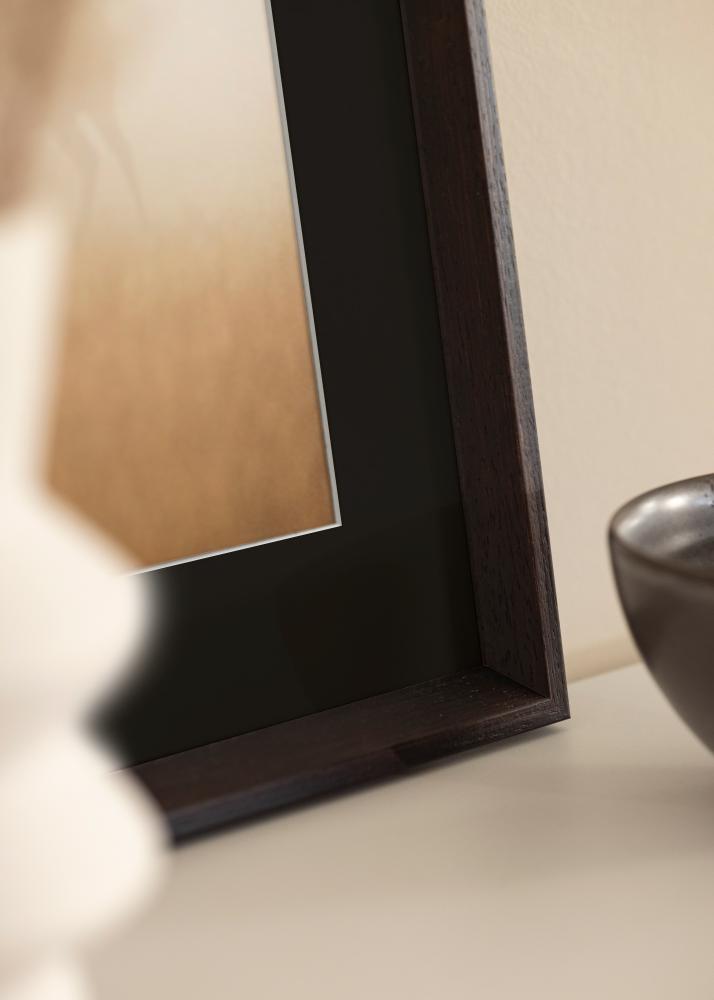 Ramă Globe Espresso 50x60 cm - Paspartu Negru 35x45 cm