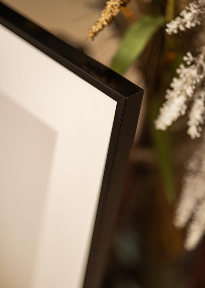 Rame din aluminiu Sticlă acrilică Negru 21x29,7 cm (A4)