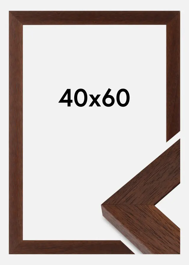 Ramă Juno Sticlă acrilică Tec 40x60 cm