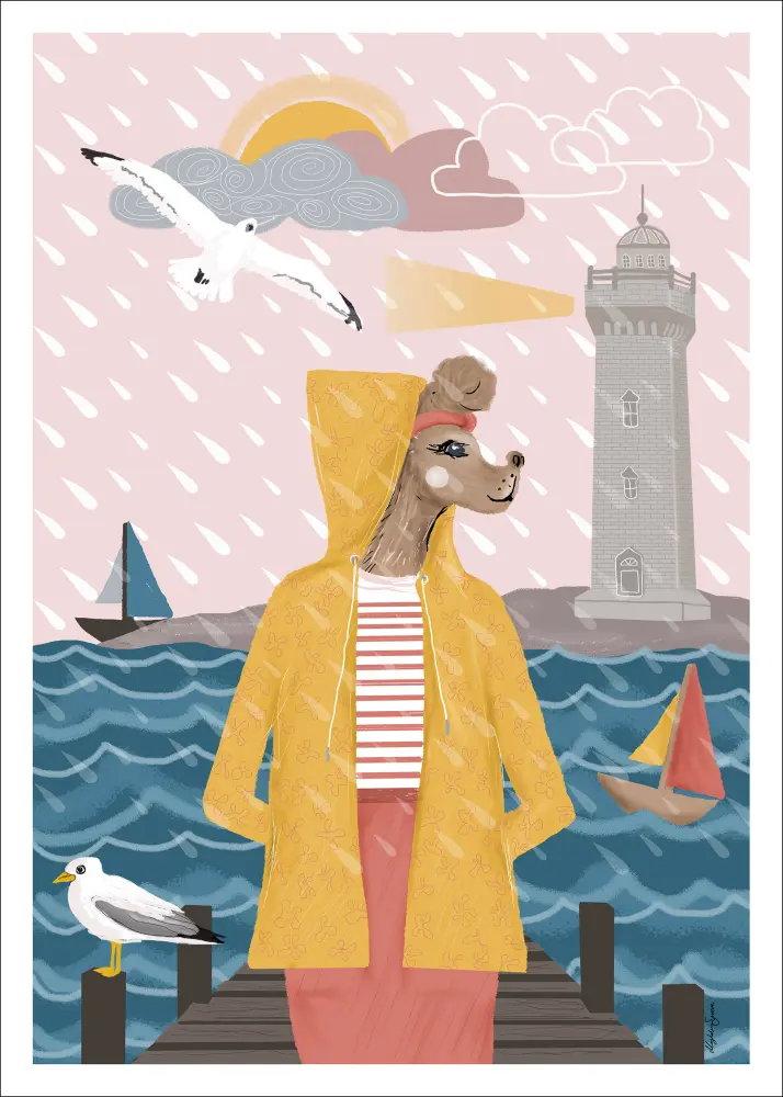 Summer rain Poster