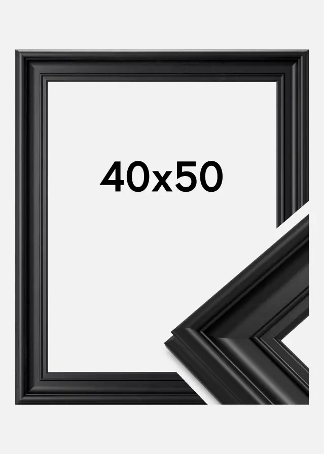 Ramă Mora Premium Negru 40x50 cm