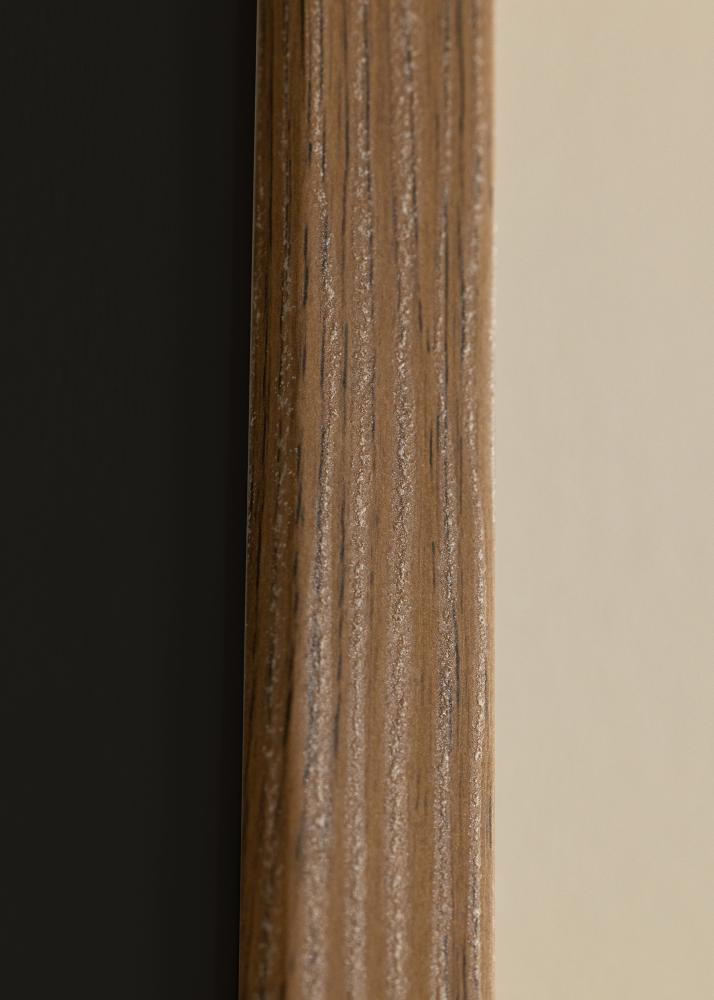 Ramă Fiorito Stejar închis 30x40 cm - Paspartu Negru 21x30 cm