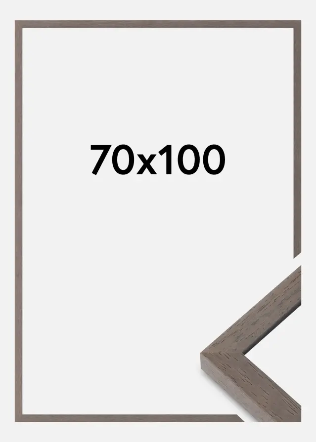 Ramă Hermes Sticlă acrilică Gri-bej 70x100 cm