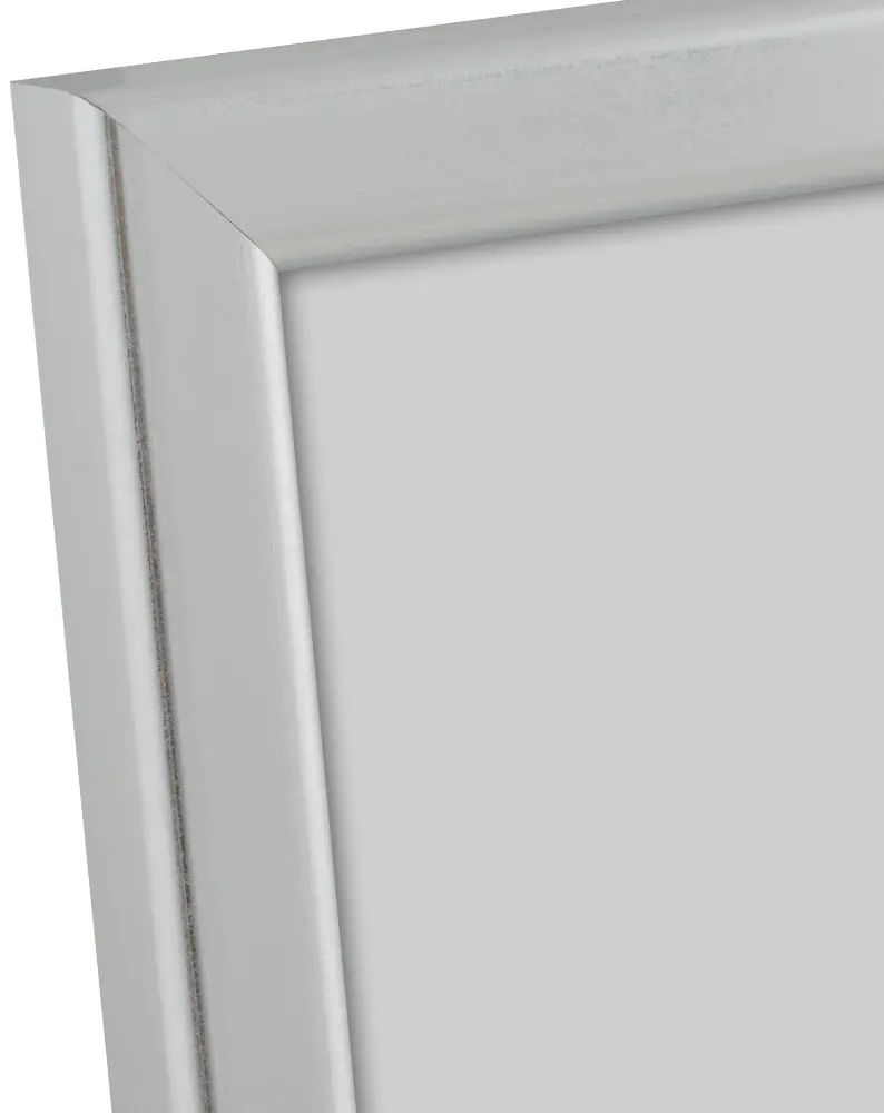 Ramă Slim Mat Sticlă antireflex Argintiu 28x35 cm