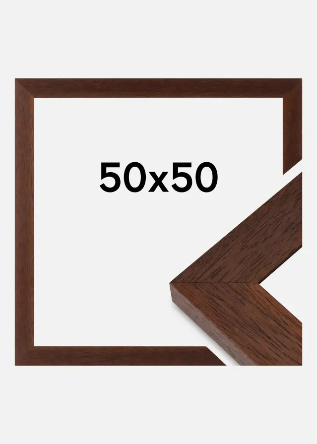 Ramă Juno Sticlă acrilică Tec 50x50 cm