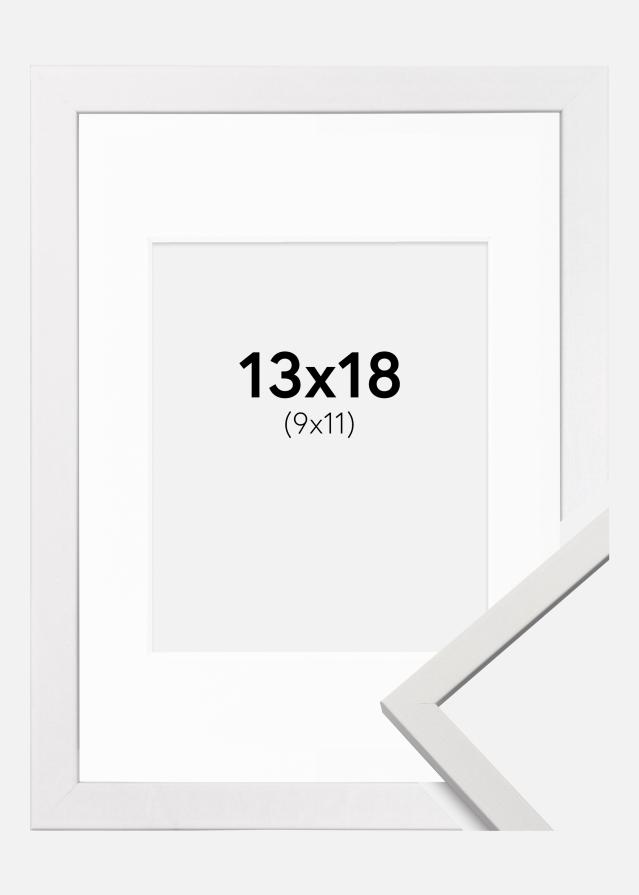Ramă Edsbyn Alb 13x18 cm - Paspartu Alb 10x12 cm