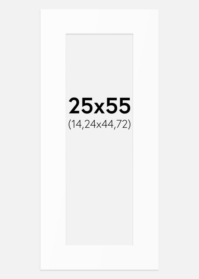 Paspartu Alb Standard (Miez Alb) 25x55 cm (14,24x44,72)