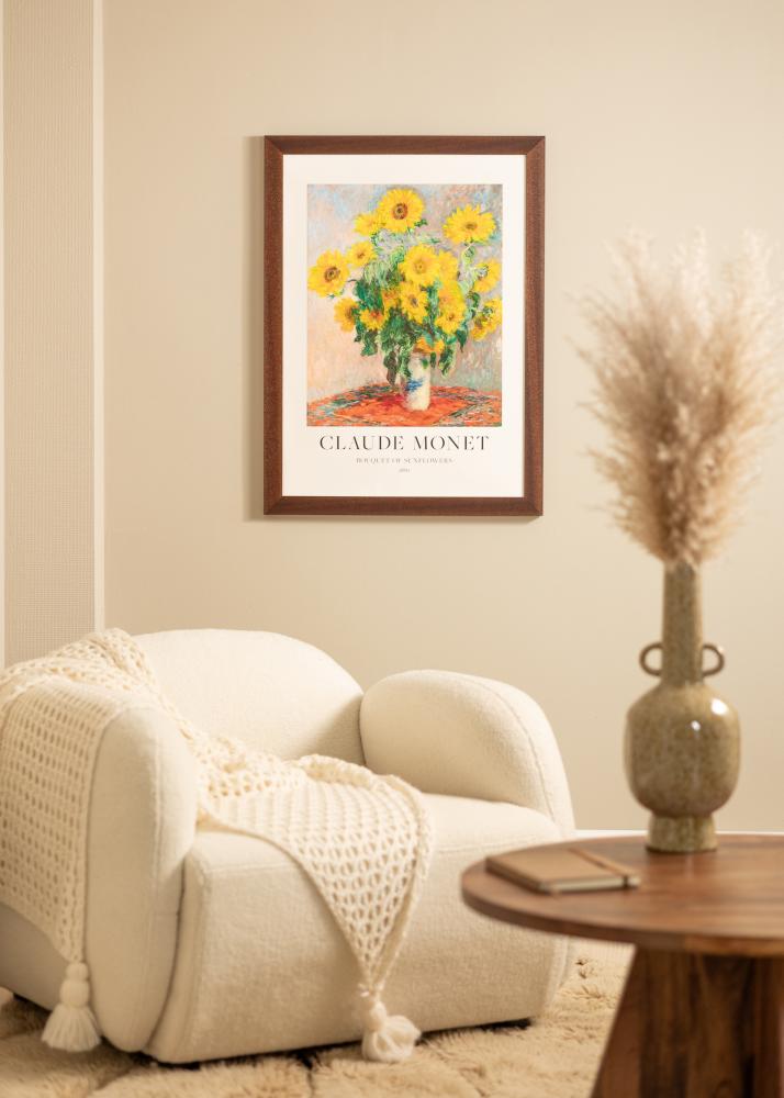 Ramă Juno Sticlă acrilică Tec 50x65 cm