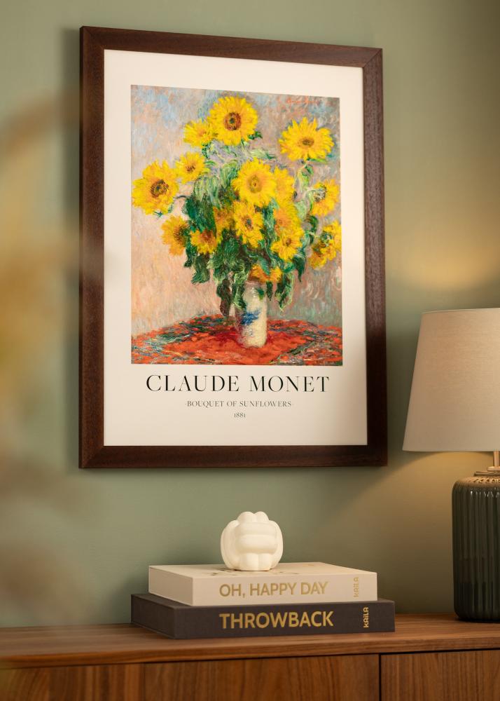 Ramă Juno Sticlă acrilică Tec 50x65 cm