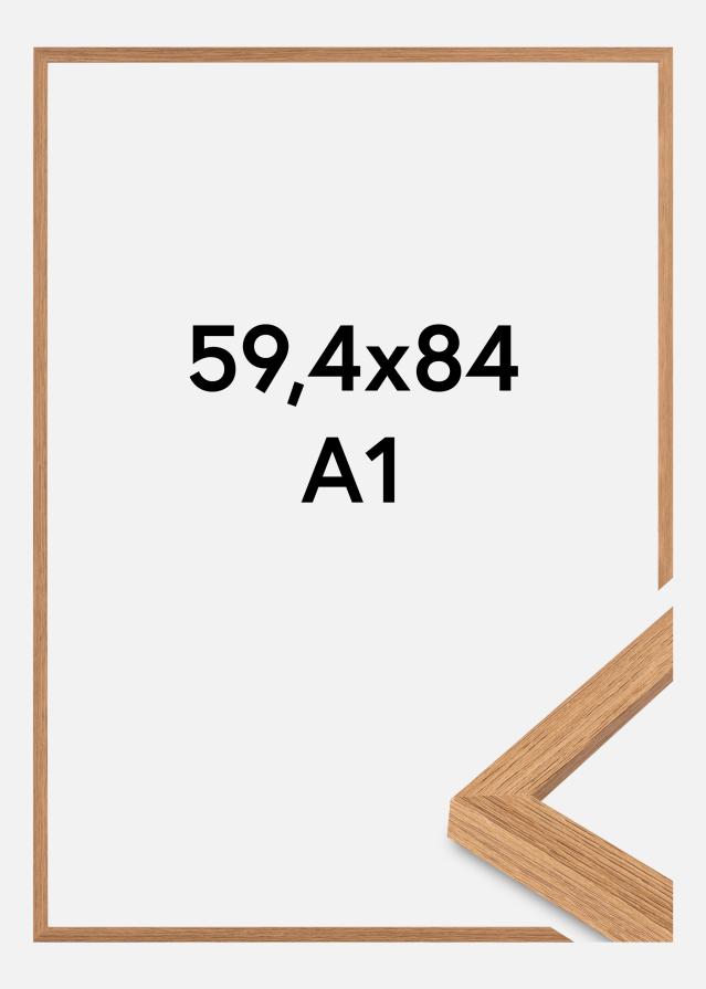 Ramă Modern Sticlă acrilică Tec 59,4x84 cm (A1)