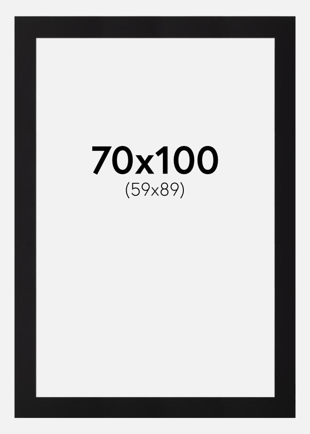 Paspartu Canson Negru Margine albă 70x100 cm (59x89)