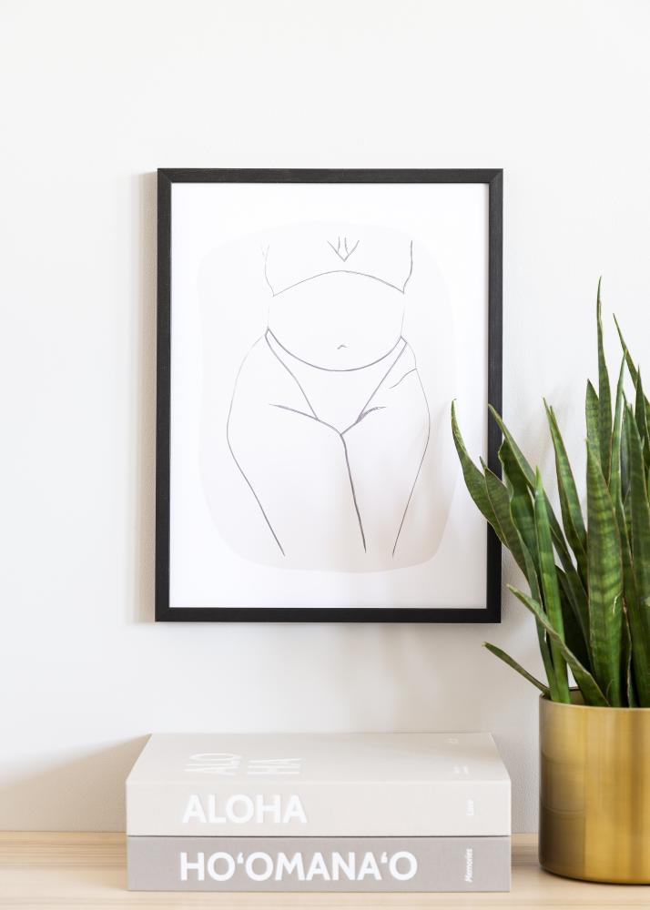 Ramă Soul Sticlă acrilică Negru 59,4x84,1 cm (A1)