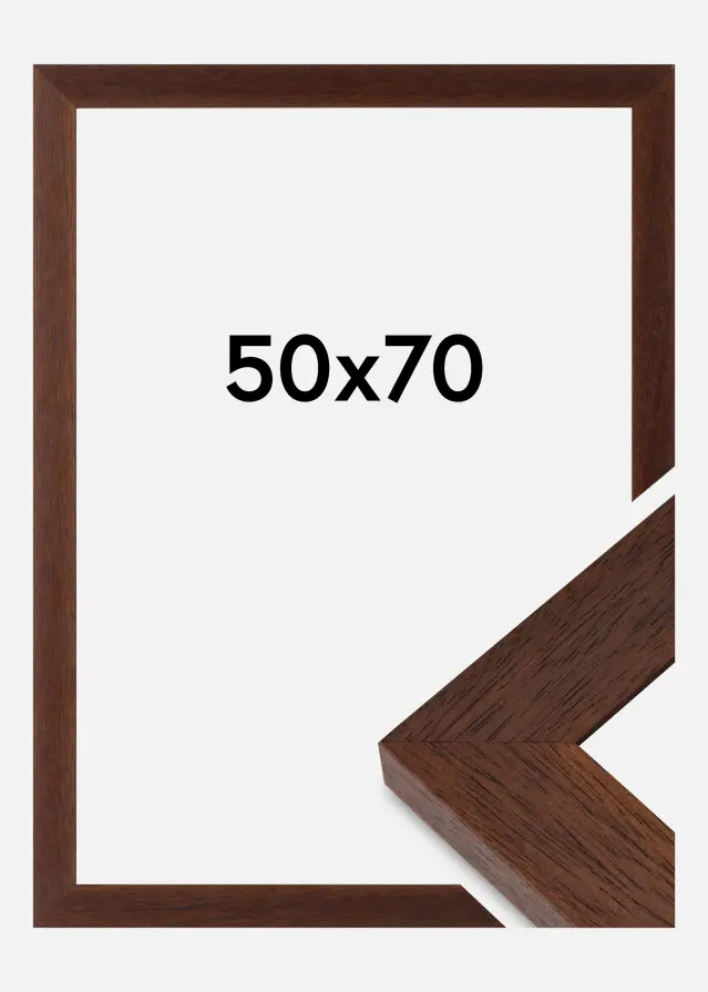 Ramă Juno Sticlă acrilică Tec 50x70 cm