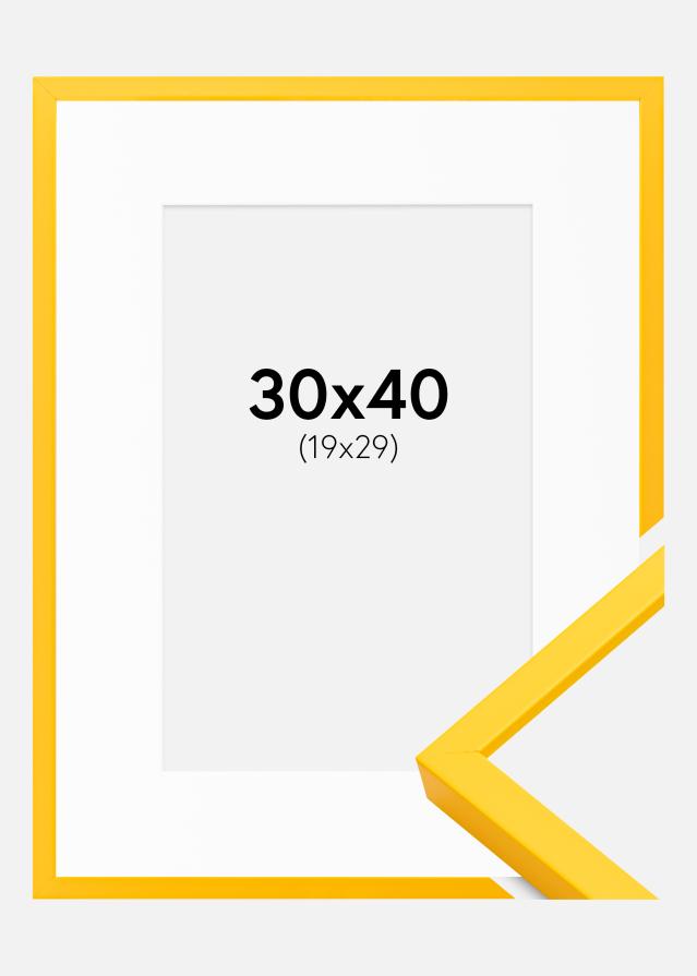 Ramă E-Line Gaben 30x40 cm - Paspartu Alb 20x30 cm