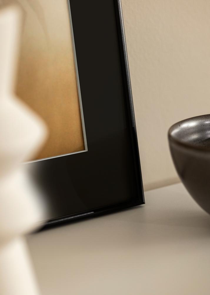 Ramă Visby Negru 30x40 cm - Paspartu Negru 20x28 cm