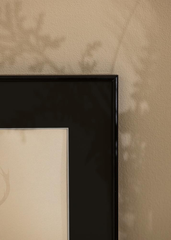 Ramă Visby Negru 30x40 cm - Paspartu Negru 20x28 cm