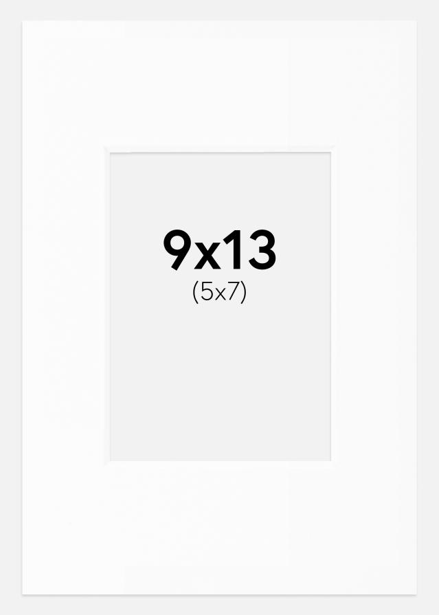 Paspartu Alb Standard Margine albă 9x13 cm (5x7)