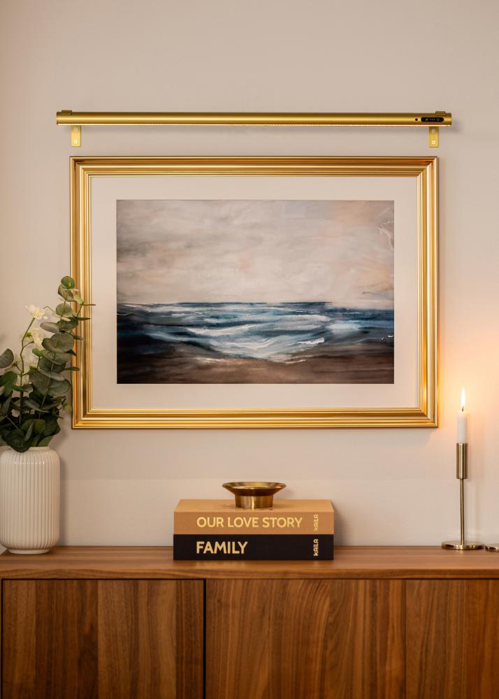 KAILA Brilliance Lampă pentru tablouri cu baterie 80 cm - Aur