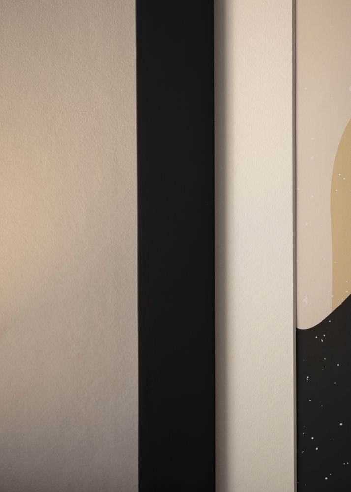 Ramă Härjedalen Sticlă acrilică Negru 80x120 cm