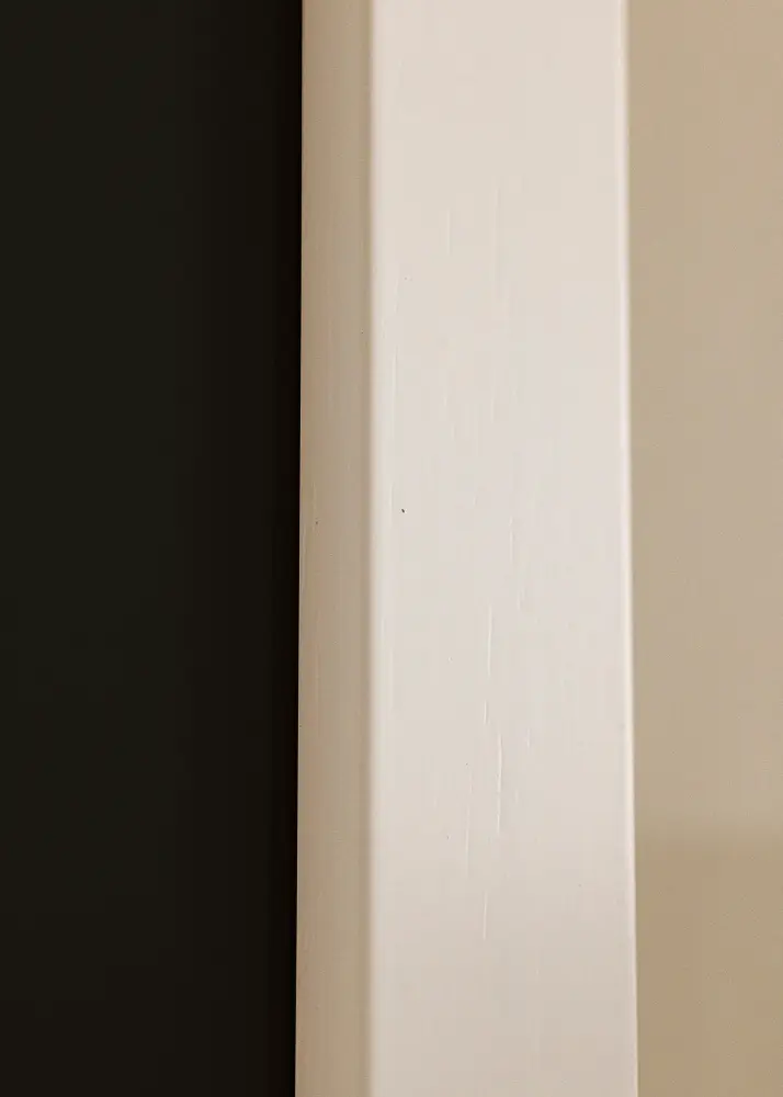 Ramă White Wood 50x100 cm - Paspartu Negru 30x80 cm