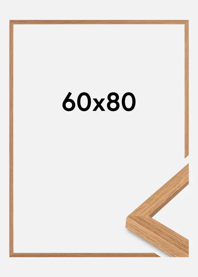 Ramă Modern Sticlă acrilică Tec 60x80 cm