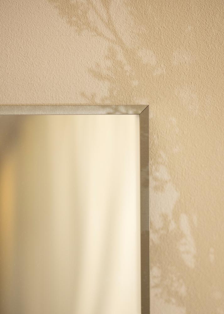 Oglindă Nilsen Premium Alpha Șlefuit Oțel - Măsurături proprii