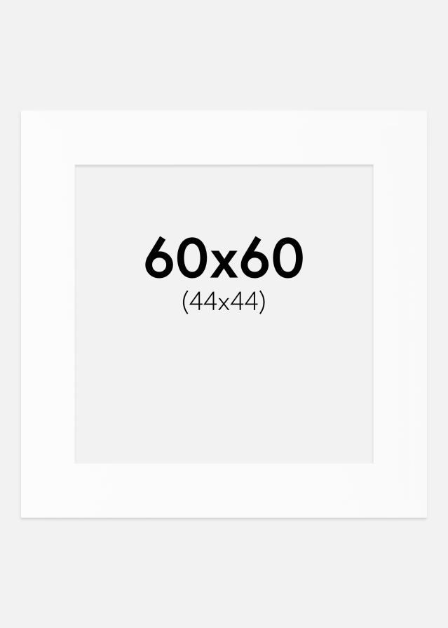 Paspartu Canson Alb Margine albă 60x60 cm (44x44)