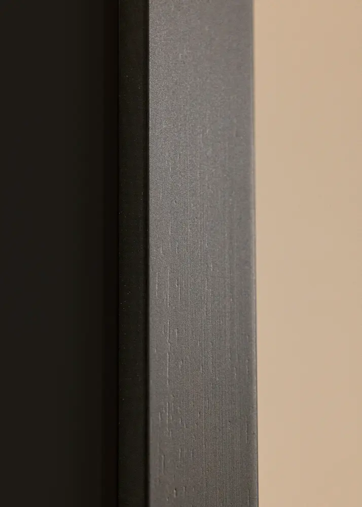 Ramă Black Wood 18x35 cm - Paspartu Negru 4x10 inches