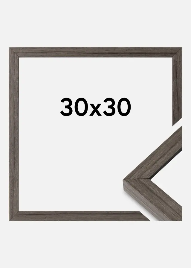 Ramă Hermes Sticlă acrilică Grey Oak 30x30 cm