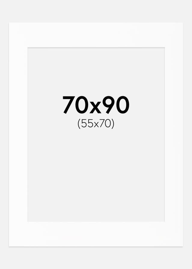 Paspartu Alb Standard Margine albă 70x90 cm (55x70)