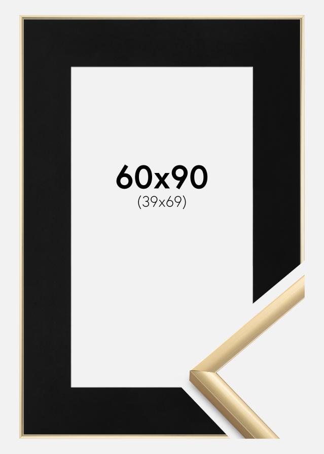 Ramă New Lifestyle Auriu 60x90 cm - Paspartu Negru 40x70 cm