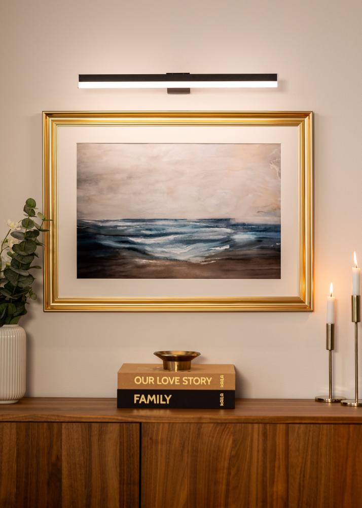 KAILA Radiate Ramă-empowered Tavelbelysning 55 cm - Negru