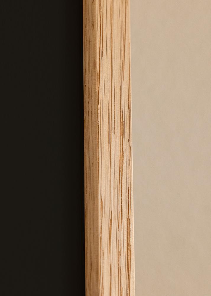 Ramă Oslo Stejar 60x80 cm - Paspartu Negru 50x70 cm