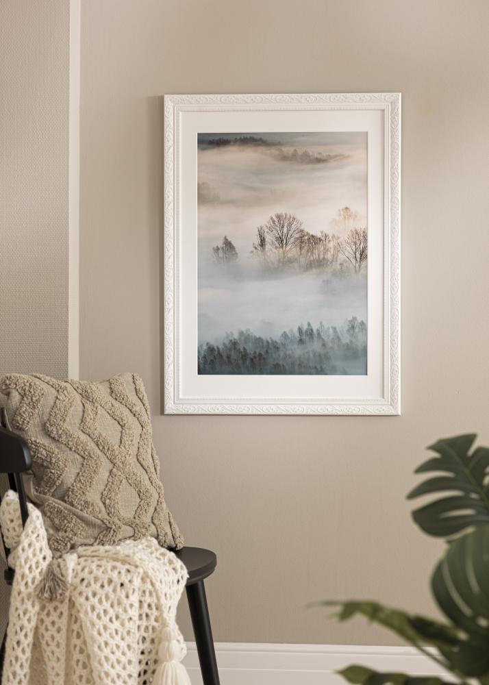 Ramă Baroc Alb 30x40 cm