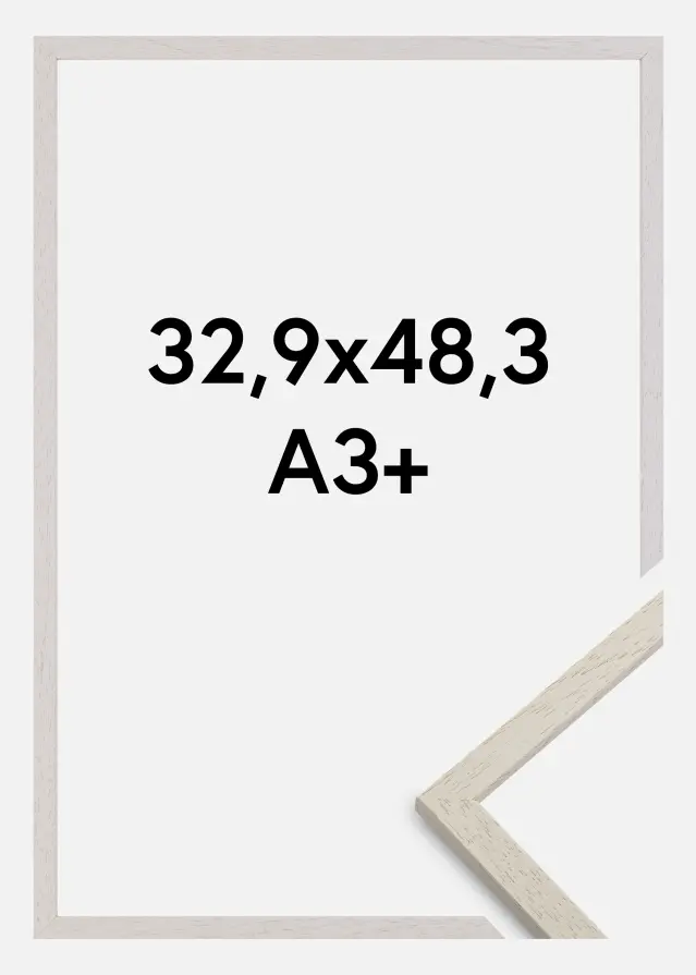 Ramă Edsbyn Sticlă acrilică Nisip 32,9x48,3 cm (A3+)