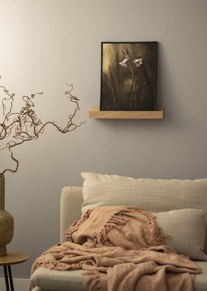 KAILA Poliță pentru rame din stejar masiv 40 cm