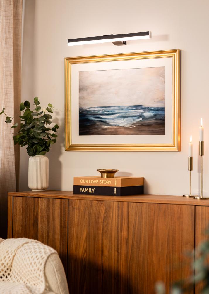 KAILA Radiate Ramă-empowered Tavelbelysning 55 cm - Negru